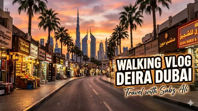 Dubai Street Walk 2026 || Hidden Places in Deira 🇦🇪