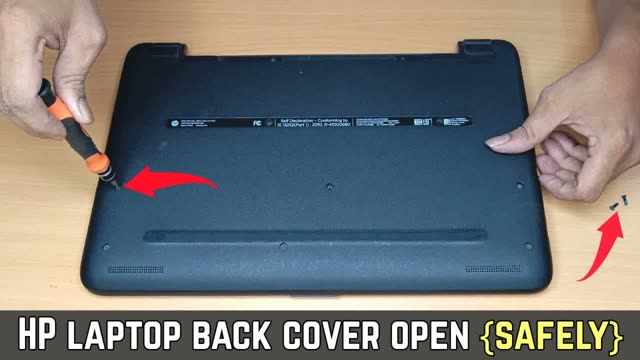 How to Open HP Laptop Back Cover | Step-by-Step Laptop Disassembly Guide