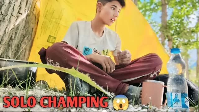 Solo CHAMPING 😱 First time